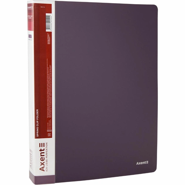 Папка-швидкозшивач Axent А4, до 150 аркушів,поліпропілен, сливов. (1304-11-A) - picture 2