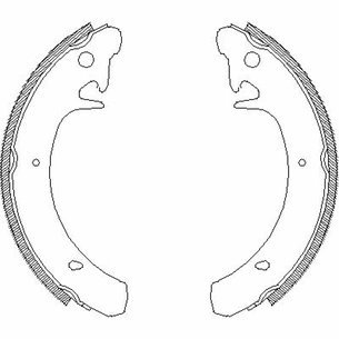 Гальмівні колодки REMSA 4129.00 зображення 1