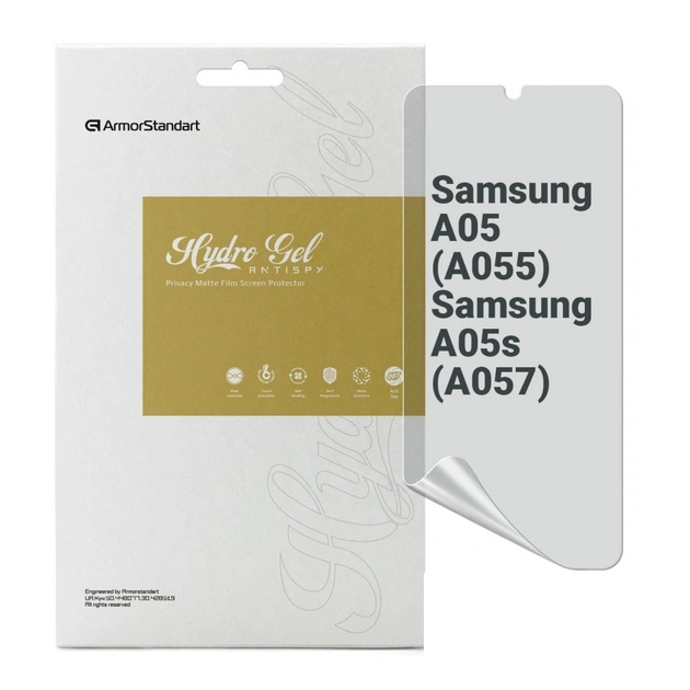 Пленка защитная Armorstandart Anti-spy Samsung A05 (A055) / A05s (A057) (ARM71810) - изображение 1