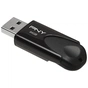 USB флеш накопичувач PNY flash 64GB Attache4 Black USB 2.0 (FD64GATT4-EF) - зменшене зображення 3