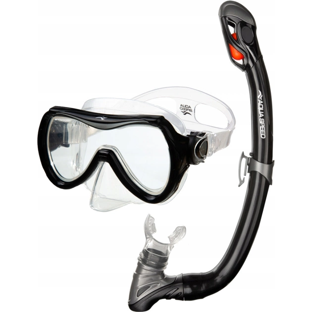 Набір для плавання Aqua Speed Alize + Samos 60314 617-07 чорний Діт OSFM (5905718603145) - picture 1