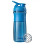Шейкер спортивний BlenderBottle SportMixer 820ml Cyan ORIGINAL (SM 28oz Cyan) - зменшене зображення 1