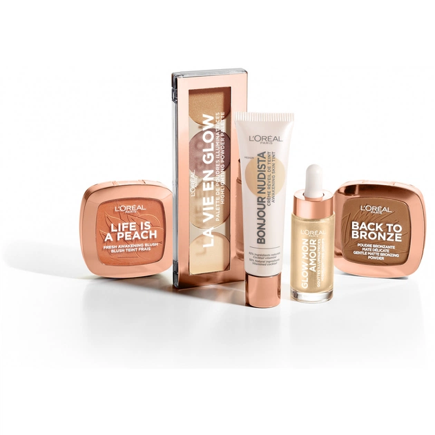 Хайлайтер L'Oreal Paris рідкий Glow Mon Amour 01 - Шампань 15 мл (3600523560899) - picture 5