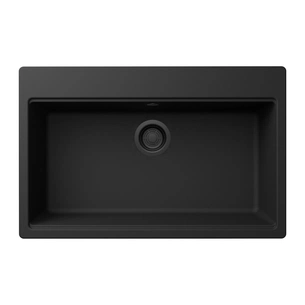 Мийка кухонна Elleci TIME 130 on top nero 40 зображення 1