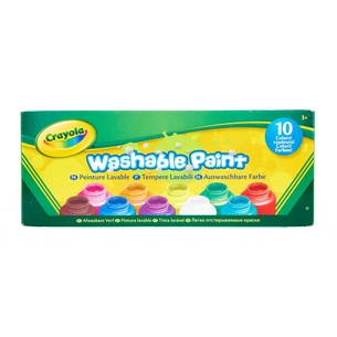 Гуашеві фарби Crayola Classic Washable 10 шт у пляшечках (256324.006) зображення 1
