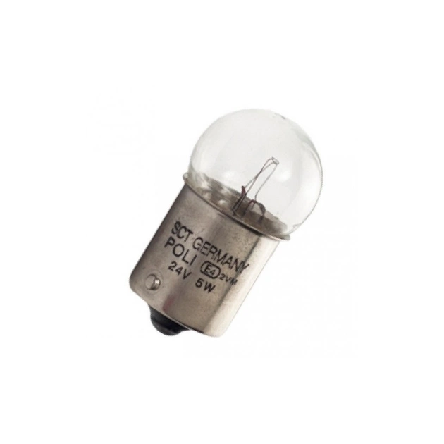 Автолампа SCT-GERMANY R5W Long Life 24V 5W BA15s (202181) - изображение 1