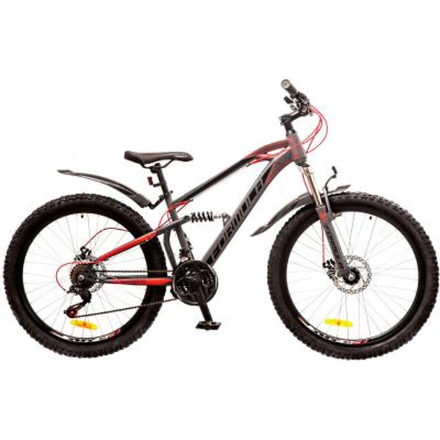 Велосипед Formula 26" BLAZE AM2 2017 14G DD 15" St сіро-червоний (OPS-FR-26-160) - зображення 1