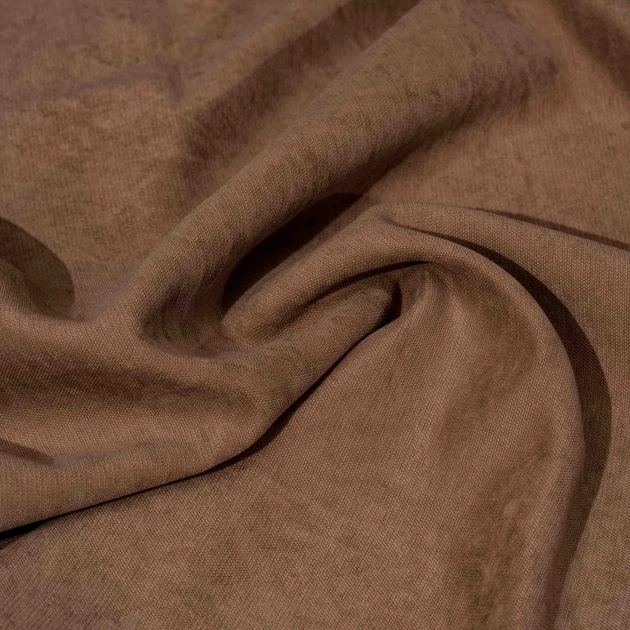 Штора Ardesto мікровелюр 100% поліестер, 150х270 см шоколад (ART1010CH) - picture 5