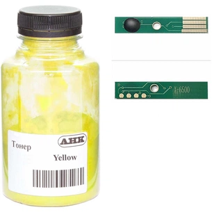 Тонер AHK Xerox Phaser 6600 120г Yellow + chip (3202903) зображення 1