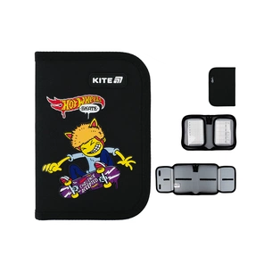 Пенал Kite 622-2 Hot Wheels, 1 відділення, 2 відворот (HW25-622-2) зображення 1