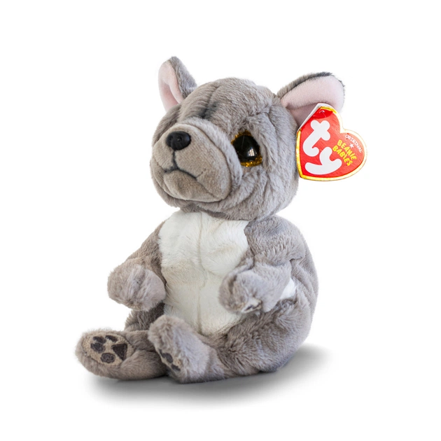 М'яка іграшка Ty Beanie bellies Сірий пес WILFRED 20 см (40596) - зображення 1