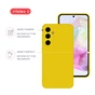 Чехол для мобильного телефона Intaleo Silicone Samsung Galaxy A35 Yellow (1283126600173) - уменьшенное изображение 3
