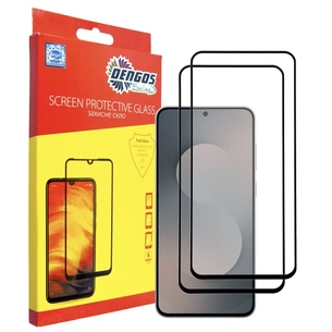 Скло захисне Dengos Samsung Galaxy S25 FE Black 2 pcs (DG-TG2P-91) зображення 1