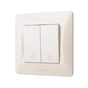 Перемикач Videx BINERA 2кл прохідний кремовий (VF-BNSW2P-CR) - зменшене зображення 1