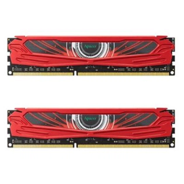 Модуль пам'яті для комп'ютера DDR3 16GB (2x8GB) 2400 MHz Armor Series Red Apacer (DK.16GAT.KH5K2) - зображення 1
