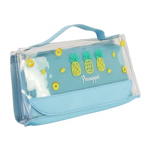 Пенал Cool For School Сумочка 2 в 1 2 відділення Блакитний (CF87209) зображення 1