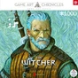 Пазл GoodLoot The Witcher Geralt of Rivia & Vincent van Gogh 1000 ел. (5908305247548) - зменшене зображення 4