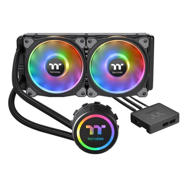 Система рідинного охолодження ThermalTake Floe DX RGB 240 TT Premium Edition (CL-W255-PL12SW-A) - зображення 1