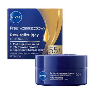 Крем для лица Nivea Anti-Wrinkle + Revitalizing Night Care 55+ 50 мл (5900017103099) изображение 1