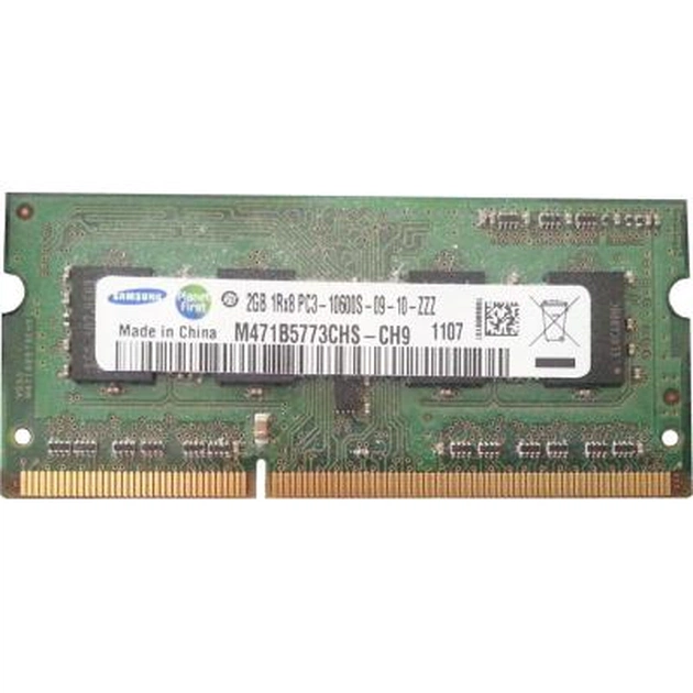 Модуль пам'яті для ноутбука SoDIMM DDR3 2GB 1333 MHz Samsung (M471B5773CHS-CH9) - изображение 1