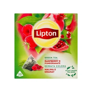 Чай Lipton зеленый "Raspberry&pomegran" 20 пакетиков (5063270108413) изображение 1