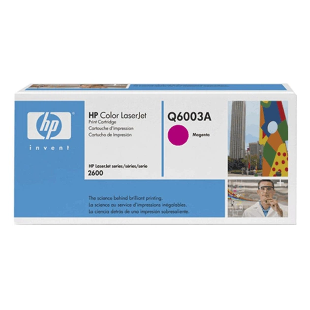 Картридж HP CLJ 124A Magenta, CLJ 1600/2600 (Q6003A) - изображение 1