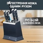 Набор ножей Tefal EverSharp Pro з блоком 6 предметів синій (K297S744) - уменьшенное изображение 9