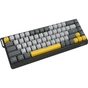 Клавіатура Ajazz x NacodeX NK68 V2 Red Switch LED USB UA Black/Grey/Yellow (NK68-V2-R-BGY) - зменшене зображення 4