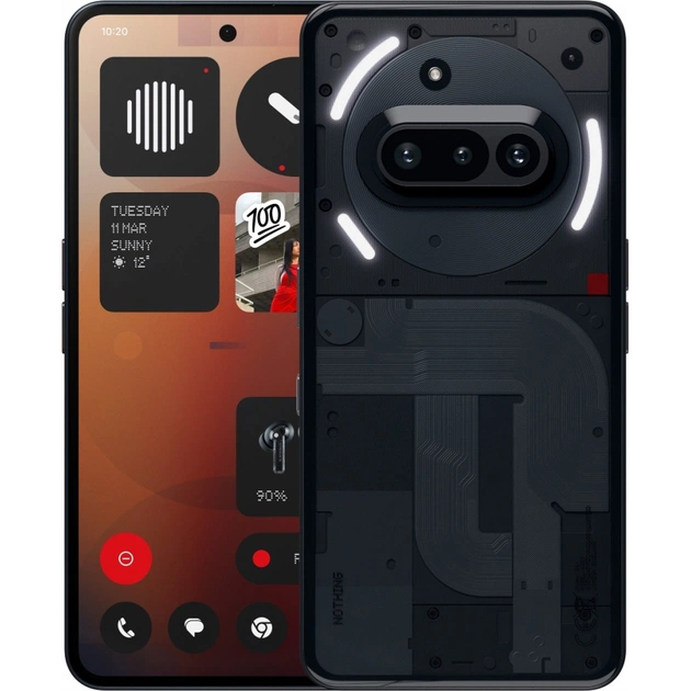 Мобільний телефон Nothing Phone (3a) 8/128Gb Black (920020K) - зображення 1