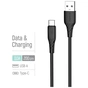 Дата кабель USB 2.0 AM to USB-C 2.0m 3A textured PVC black ColorWay (CW-CBUC095-BK) - зменшене зображення 5