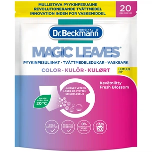 Серветки для прання Dr. Beckmann Magic Leaves для кольорових тканин 20 шт. (4008455583112) зображення 1