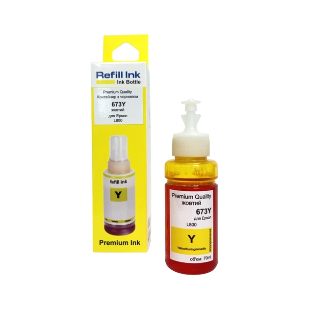 Чернила Premium Quality Epson 673 70мл Yellow (70264900) - изображение 1
