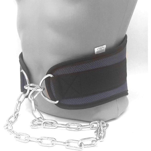 Обважнювач MadMax MFA-290 неопреновий з ланцюгом Сіро-Чорний L (MFB-290) - зображення 9