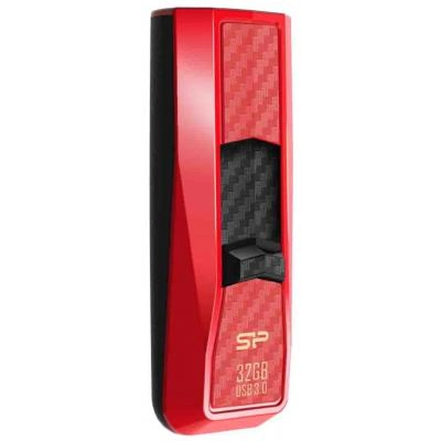 USB флеш накопичувач Silicon Power 32Gb Blaze B50 Red USB 3.0 (SP032GBUF3B50V1R) - изображение 1