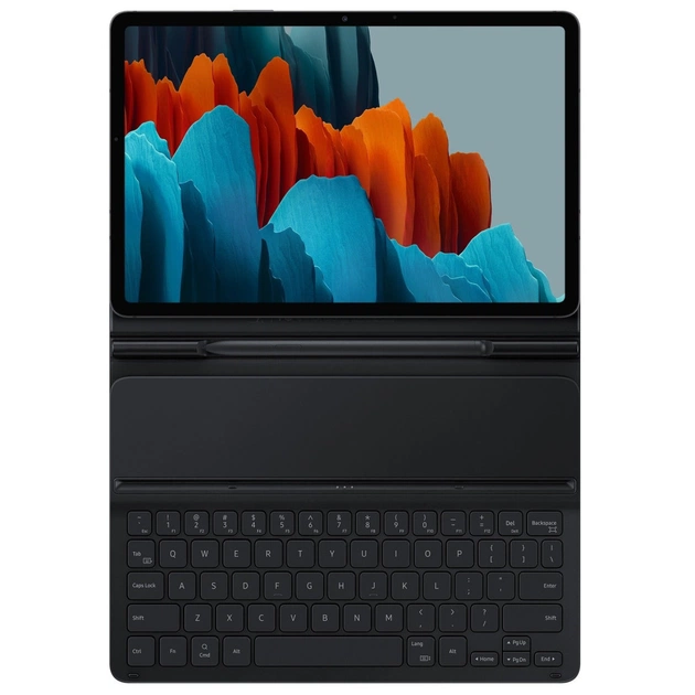 Чохол до планшета Samsung Book Cover Keyboard Slim Galaxy Tab S7 (T875) Black (EF-DT630BBRGRU) - зображення 12