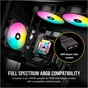 Кулер до корпусу Corsair iCUE AR120 Digital RGB Black (CO-9050166-WW) - зменшене зображення 8