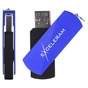 USB флеш накопичувач eXceleram 16GB P2 Series Blue/Black USB 2.0 (EXP2U2BLB16) - зменшене зображення 4