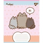 Зошит Yes Pusheen Weekend А5 12 аркушів коса лінія (767609) - зменшене зображення 6