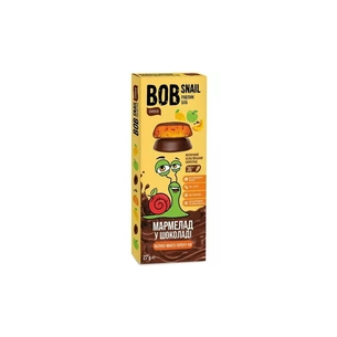 Мармелад Bob Snail Яблуко-манго-гарбуз-чіа в молочному шоколаді 27 г (4820219341239) зображення 1