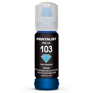 Чорнило Printalist Epson L3100/3110/3150 70г Cyan (PL103C) зображення 1