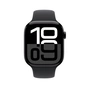 Смарт-годинник Apple Watch Series 10 GPS + Cellular 42mm Natural Titanium Case with Stone Grey Sport Band - S/M (MWXD3QH/A) - зменшене зображення 2