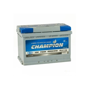 Акумулятор автомобільний Champion 74 Ah/12V Euro (CHG74-0) зображення 1