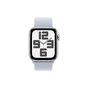 Смарт-годинник Apple Watch SE 2024 GPS 40mm Silver Aluminium Case with Blue Cloud Sport Loop (MXEE3QH/A) - зменшене зображення 2