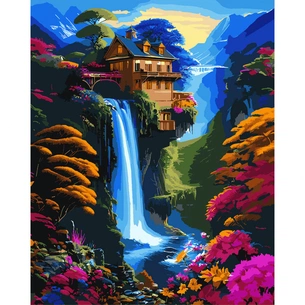 Картина по номерам Santi Казковий водоспад 40*50 см (954853) зображення 1