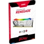 Модуль пам'яті для комп'ютера DDR5 16GB 6000 MHz Renegade RGB White XMP Kingston Fury (ex.HyperX) (KF560C32RWA-16) - зменшене зображення 4