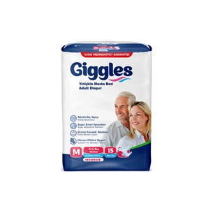 Підгузки для дорослих Giggles Medium 15 шт (8680131204397) зображення 1
