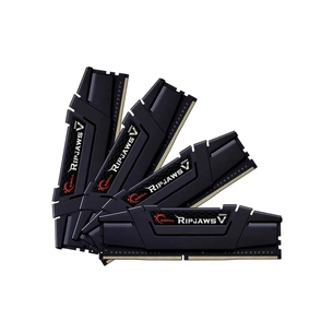 Модуль пам'яті для комп'ютера DDR4 128GB (4x32GB) 3600 MHz RipjawsV Black G.Skill (F4-3600C18Q-128GVK) зображення 1