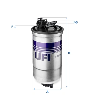Фільтр паливний UFI 24.391.00 зображення 1