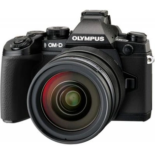 Цифровий фотоапарат Olympus E-M1 12-40 mm Kit black (V207017BE000) зображення 1