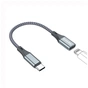 Перехідник USB-C M to Lightning F 0.17m gray ColorWay (CW-AD-CL) - preview 3